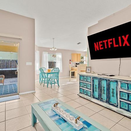 Sunset Serenity - 3Br Beach Townhome With Outdoor Patio - New Hot Tub, Steps To Ocean Fun! Melbourne Exterior foto